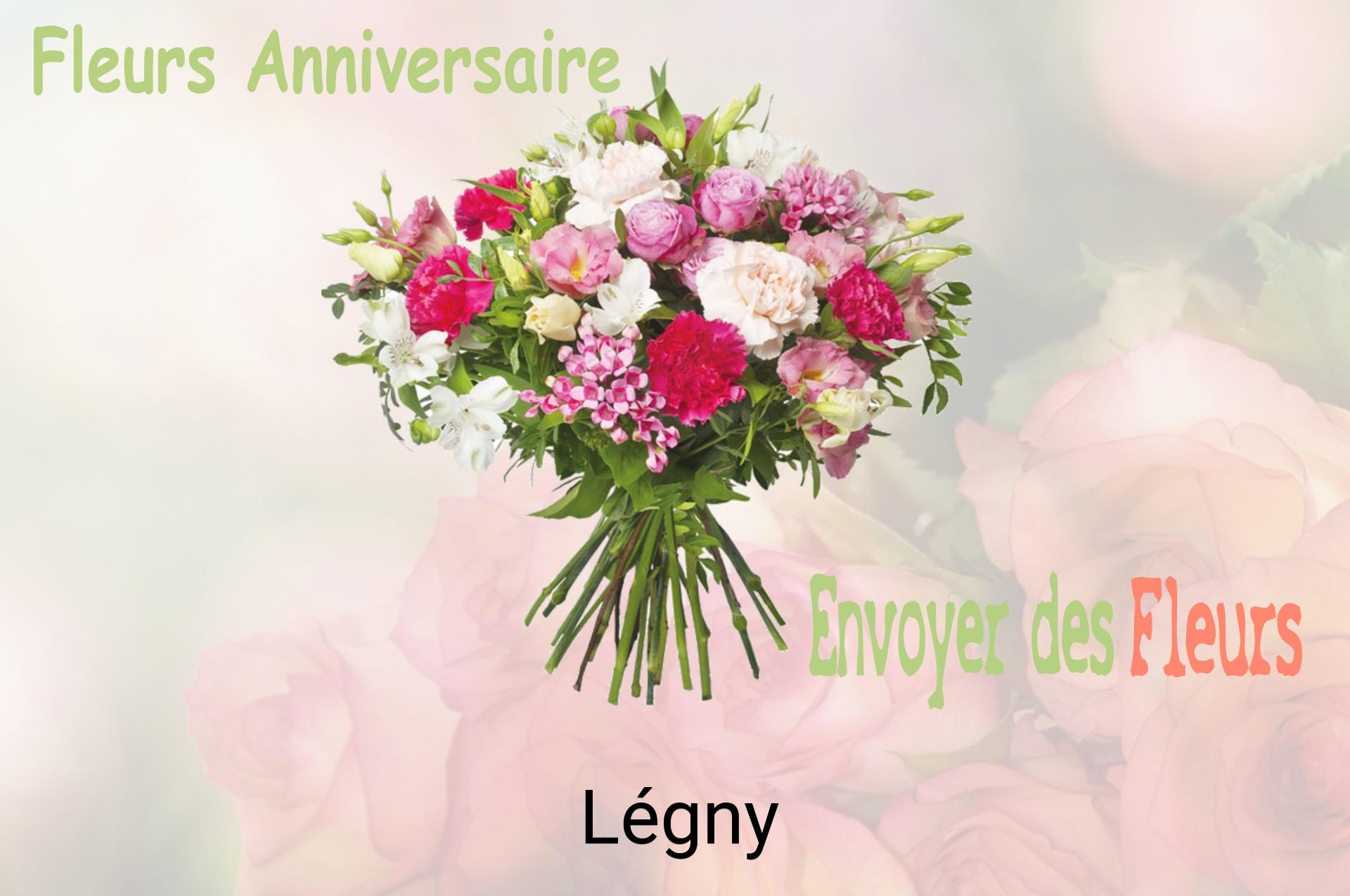 Bouquet de fleurs d’anniversaire livré à Légny